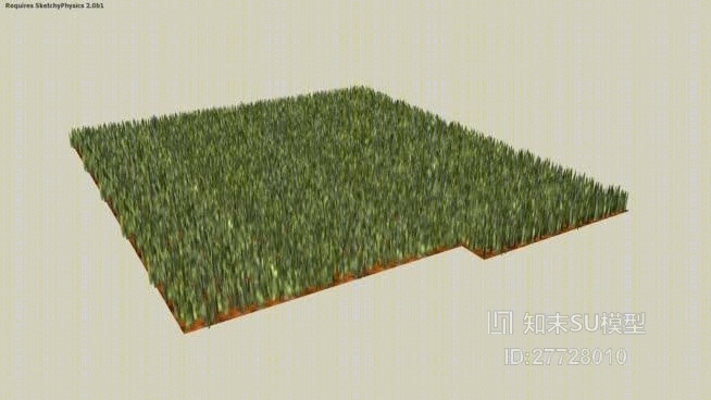草坪SU模型下载【ID:27728010】