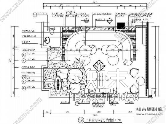 施工图北京豪华夜总会贵宾房施工图cad施工图下载【ID:632131076】