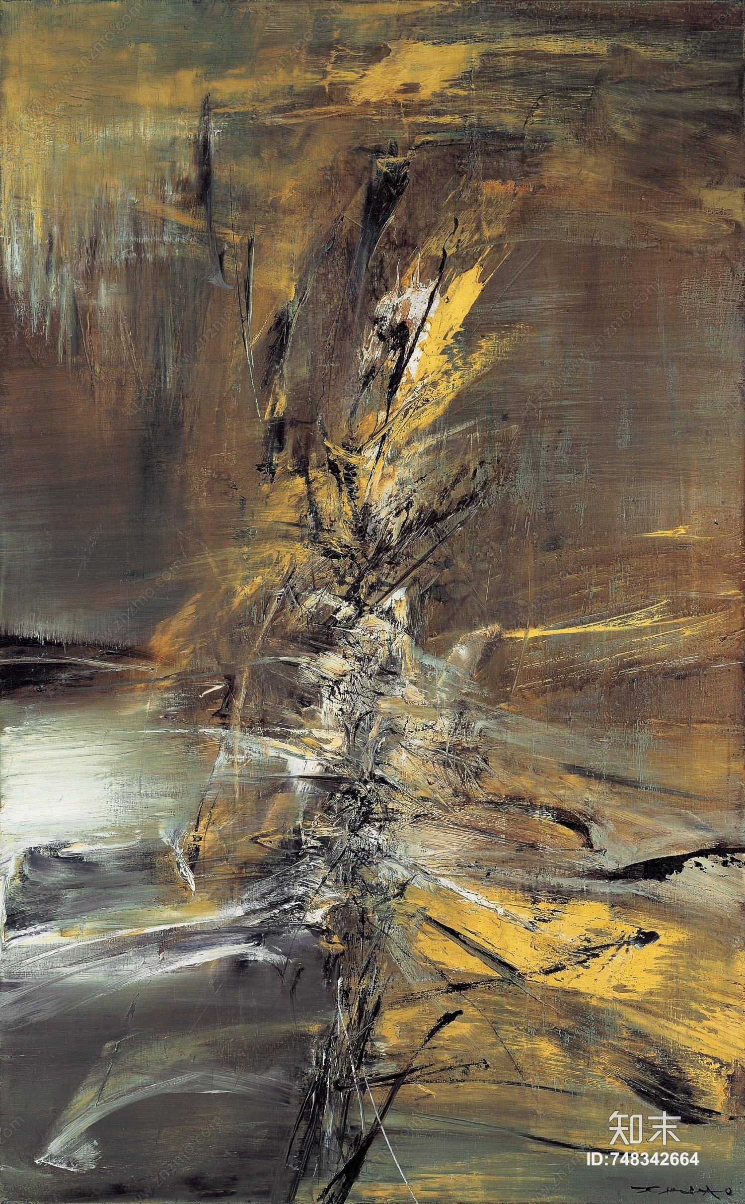 超清抽象油画贴图下载