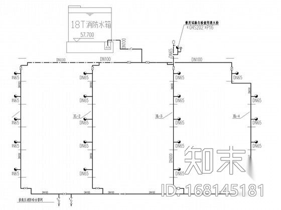 [安徽]五层敬老院给排水消防施工图cad施工图下载【ID:168145181】
