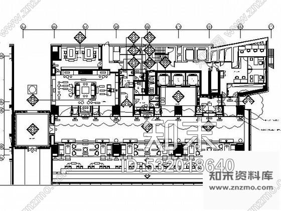 施工图上海五星奢华酒店施工图含实景cad施工图下载【ID:532018640】