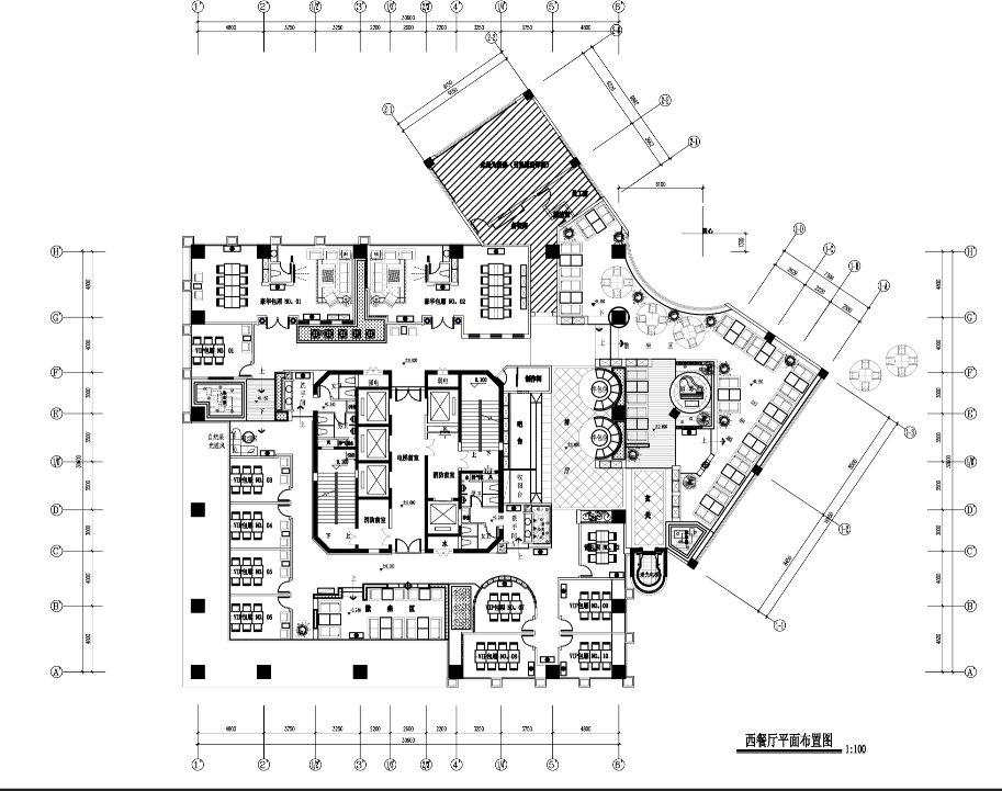 四川重庆某咖啡厅室内设计施工图（含效果图）施工图下载【ID:161762186】