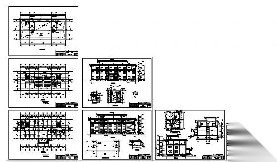 某四层办公楼建筑施工图cad施工图下载【ID:151434195】