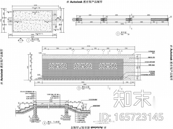 [重庆]社区活动广场景观规划设计施工图cad施工图下载【ID:165723145】