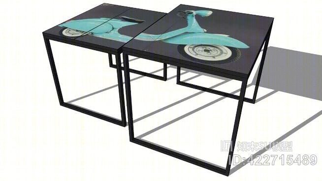 茶几滑板车，家世界，130073SU模型下载【ID:422715489】