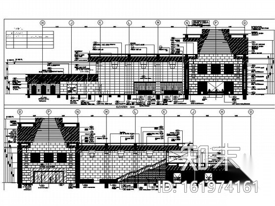 [北京]品牌酒店大堂室内装修施工图cad施工图下载【ID:161974161】