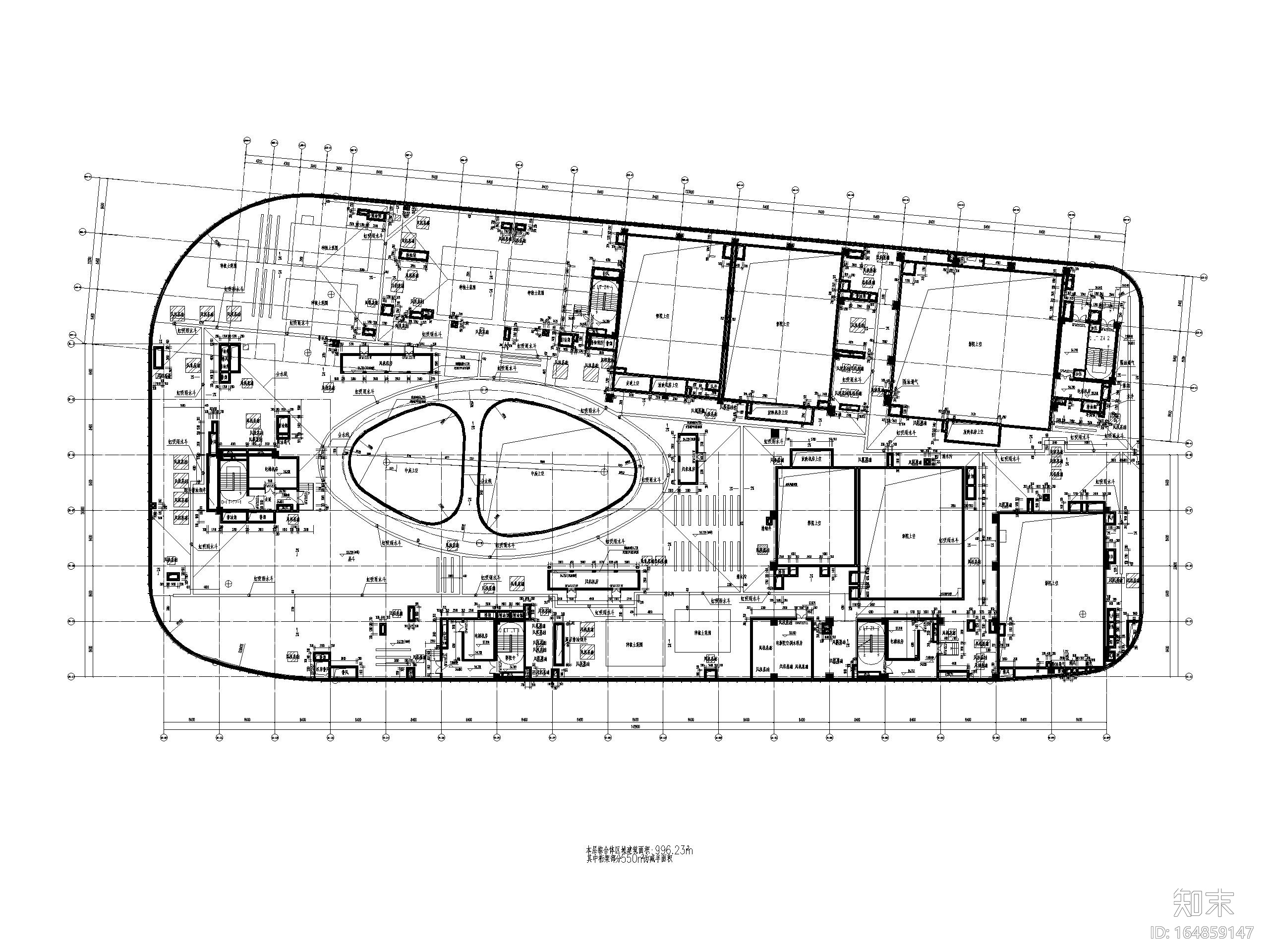 重庆知名地产高层商业综合楼建筑施工图cad施工图下载【ID:164859147】