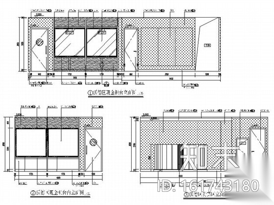 [北京]现代综合金融服务机构国际支行装修施工图施工图下载【ID:161743180】