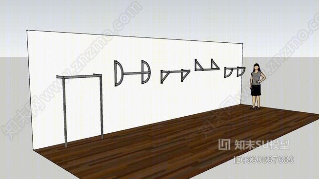 衣架SU模型下载【ID:630837680】