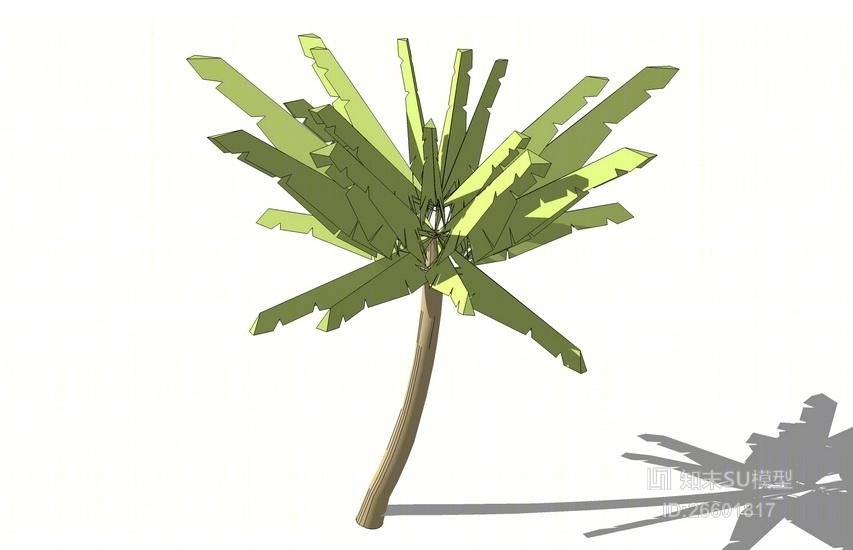 3D棕榈科植物SU模型下载【ID:26601817】