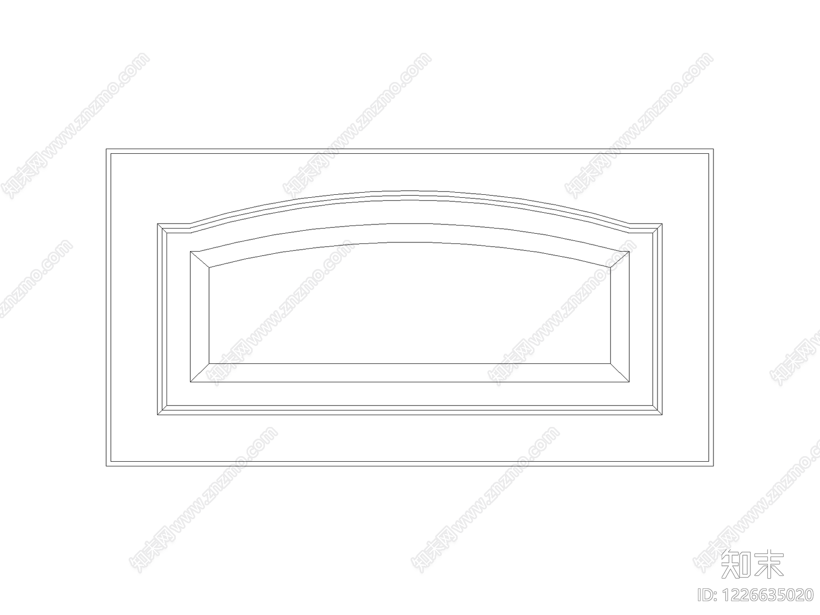 欧式柜门CAD图纸