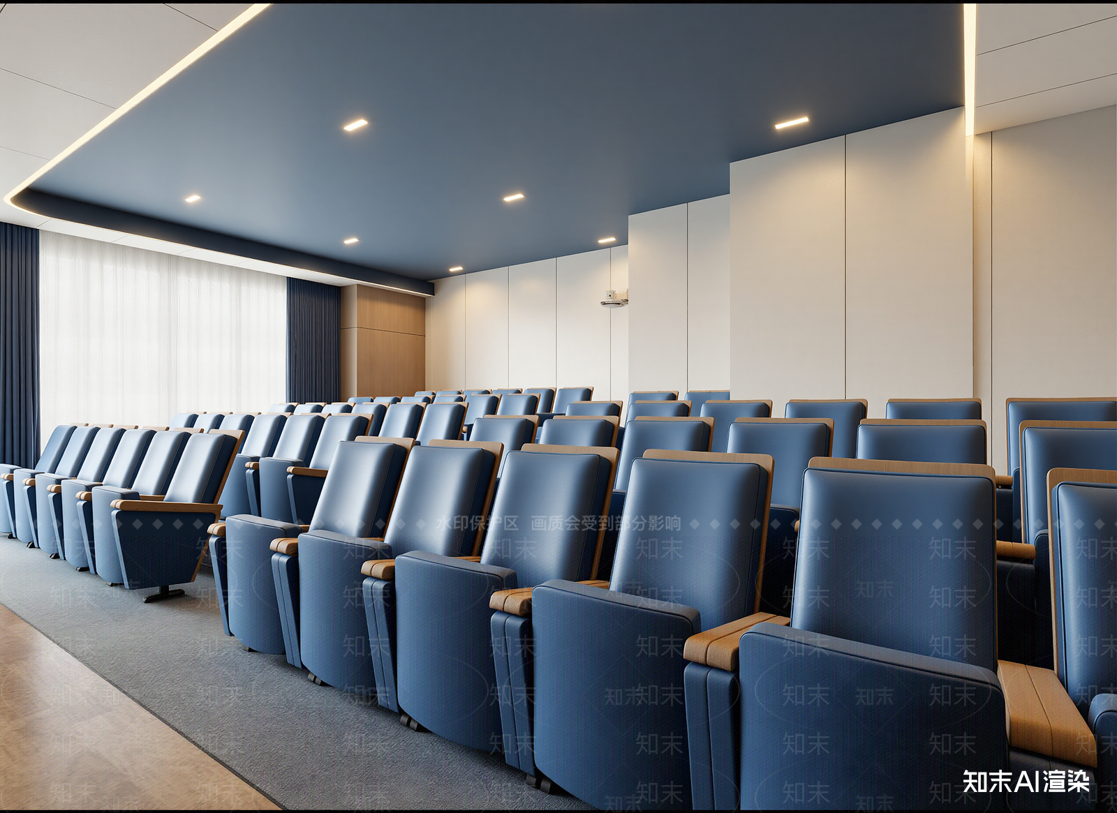 现代报告厅3D模型下载【ID:1214316111】