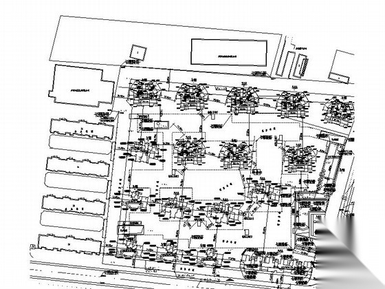 [天津]某花园住宅区规划施工图cad施工图下载【ID:167262130】