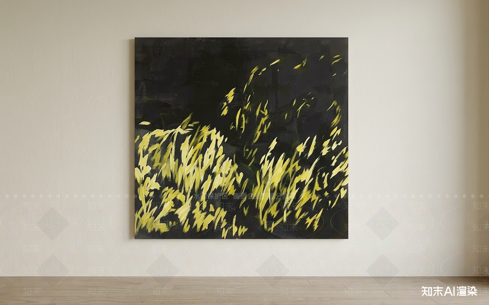设计感挂画抽象画SU模型下载【ID:1227332742】