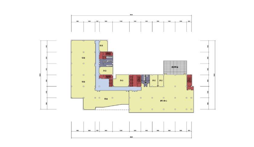 [江苏]现代风格“L”形体量科研办公楼建筑设计方案文本cad施工图下载【ID:151638149】