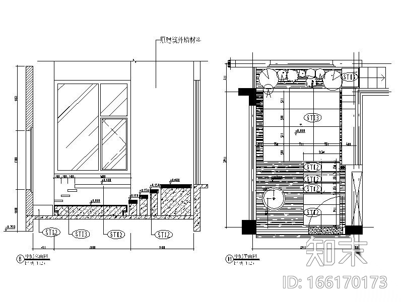 [重庆]空中花园别墅施工图（含效果图）cad施工图下载【ID:166170173】