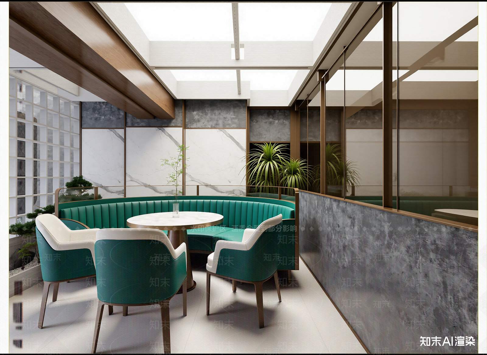 新中式咖啡厅3D模型下载【ID:1214324393】