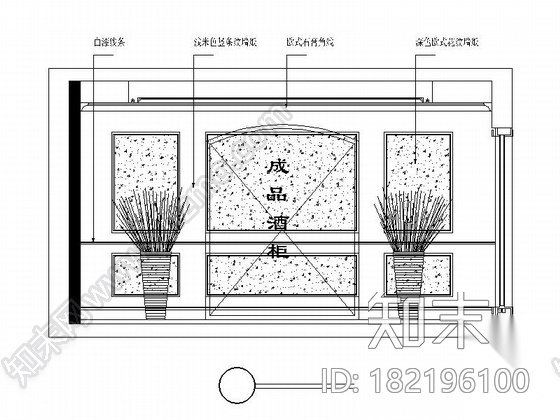 [深圳]某简欧设计风格三室两厅装修图cad施工图下载【ID:182196100】