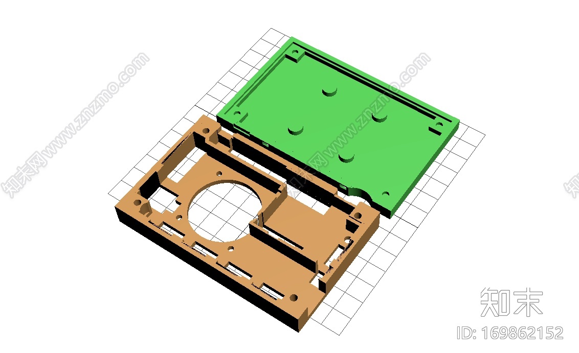 冷却的保护壳pboardcase3d打印模型下载【ID:169862152】