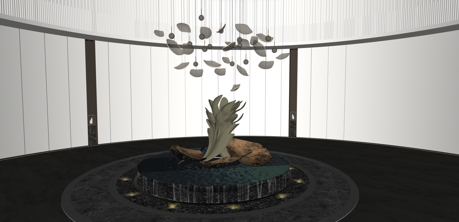 现代雕塑SU模型下载【ID:1216015487】