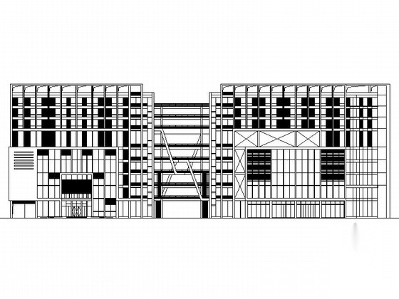 [深圳]某五层大型商场建筑设计方案图（含效果图）cad施工图下载【ID:164874194】