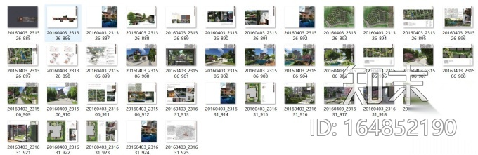 [上海]美域东方美学别墅区景观设计施工图下载【ID:164852190】