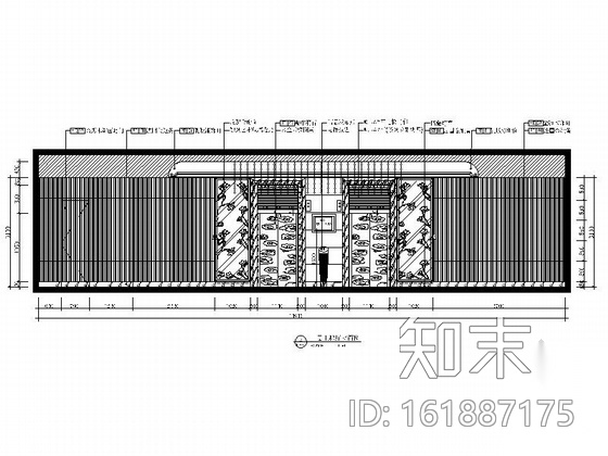 [广东]现代五星级国际大酒店中餐厅室内装修施工图施工图下载【ID:161887175】