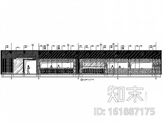 [广东]现代五星级国际大酒店中餐厅室内装修施工图施工图下载【ID:161887175】