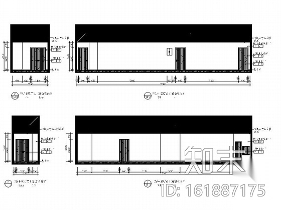 [广东]现代五星级国际大酒店中餐厅室内装修施工图施工图下载【ID:161887175】