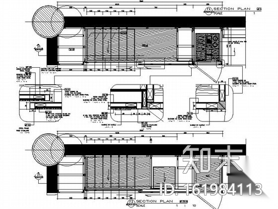 皇冠假日酒店残疾人客房施工图cad施工图下载【ID:161984113】