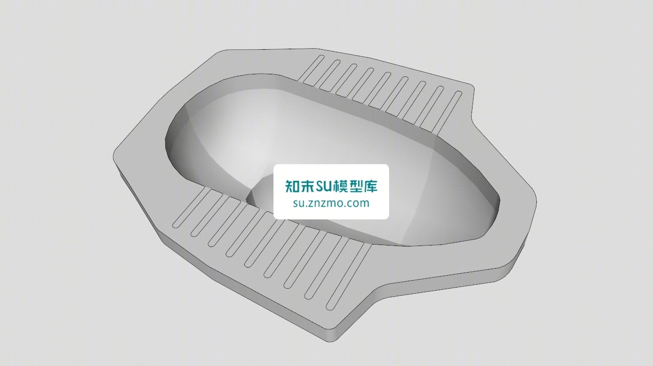 蹲式厕所SU模型下载【ID:148494198】