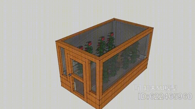 番茄温室SU模型下载【ID:622465960】