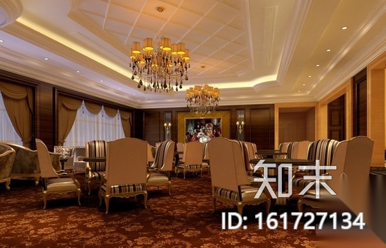 [江苏]名师设计豪华欧式风格售楼处室内装修施工图cad施工图下载【ID:161727134】
