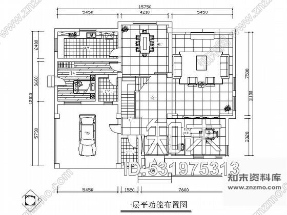 施工图原创中式复古情怀三层别墅家装施工图含效果图施工图下载【ID:531975313】