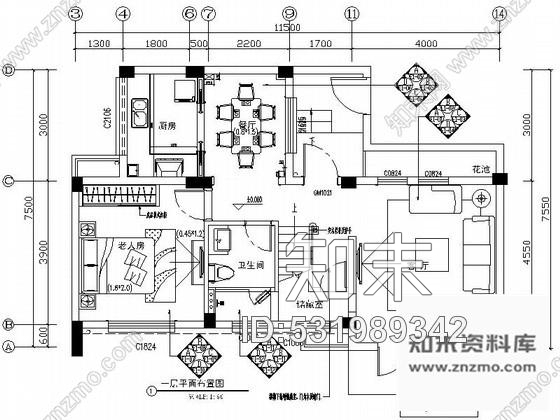 施工图成都美式乡村三层别墅室内装修图含效果施工图下载【ID:531989342】