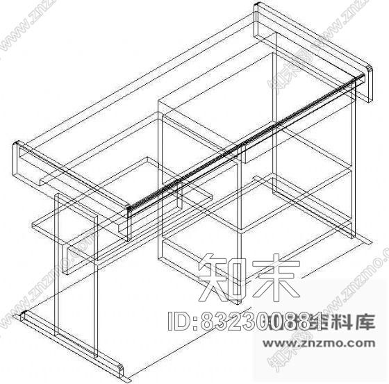 图块/节点办公家具CAD模型9施工图下载【ID:832300881】