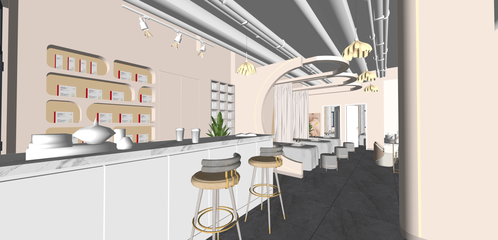 现代其他店铺SU模型下载【ID:1216040546】