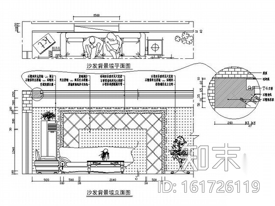 欧式古典三居室内装修图（含效果）cad施工图下载【ID:161726119】