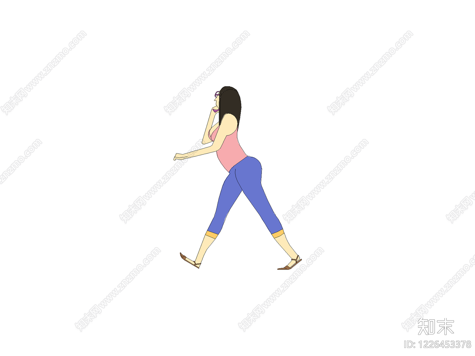 人物cad施工图下载【ID:1226453378】