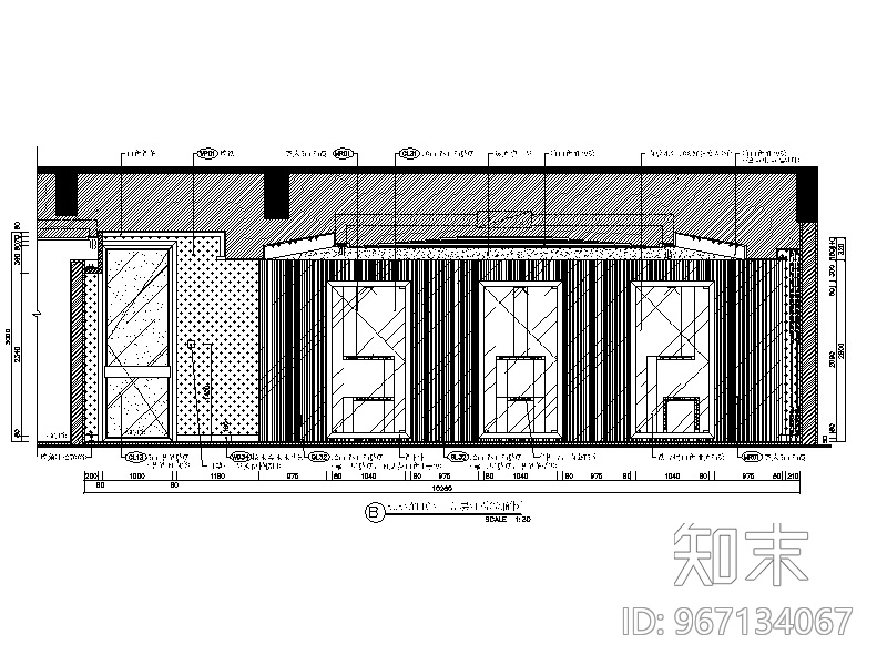 全套精典创意办公室设计施工图（含效果图）cad施工图下载【ID:967134067】