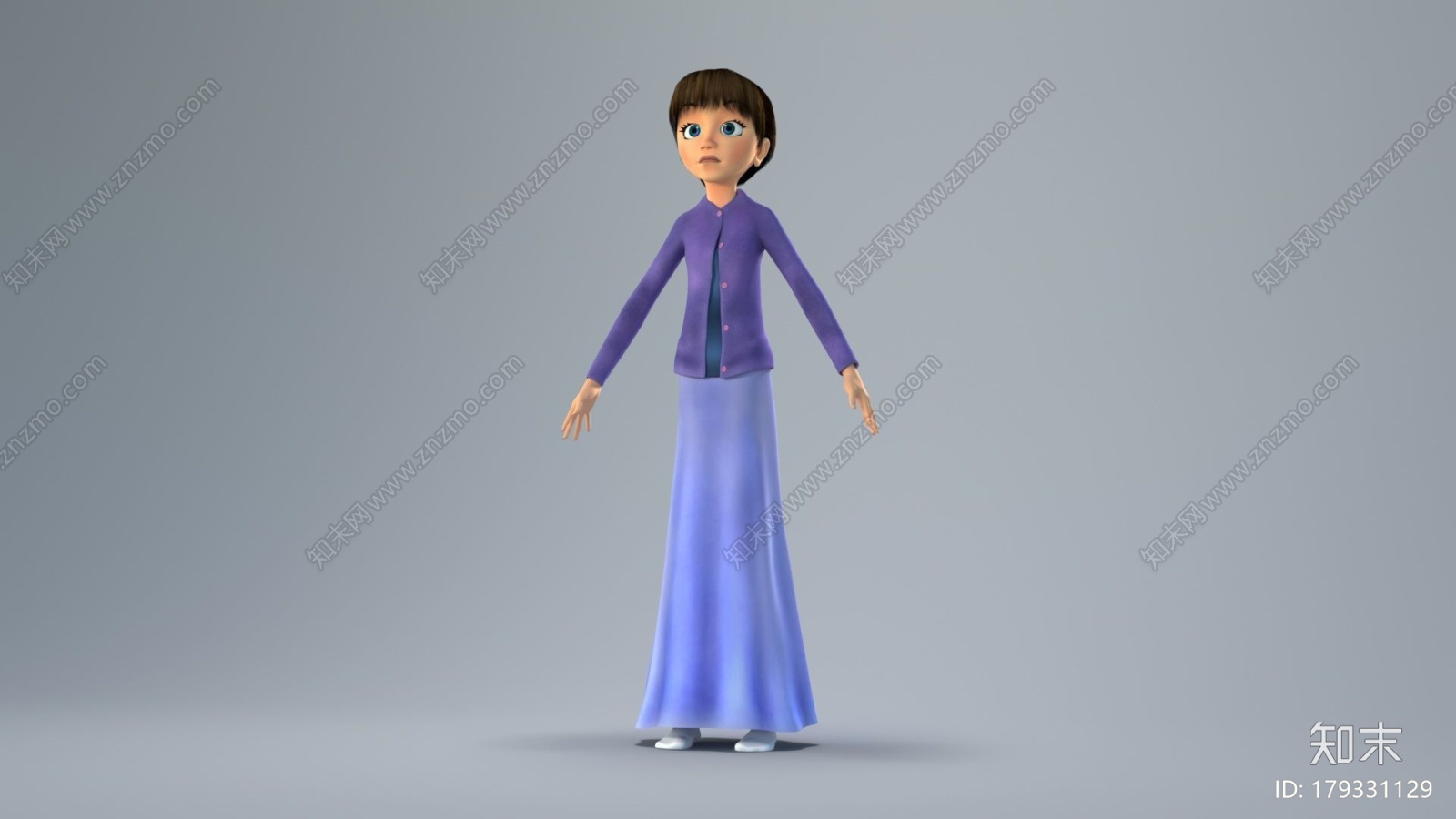 知性女人CG模型下载【ID:179331129】