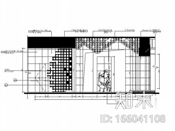 [广东]奢华高级会所室内装修设计施工图（含效果）cad施工图下载【ID:166041108】