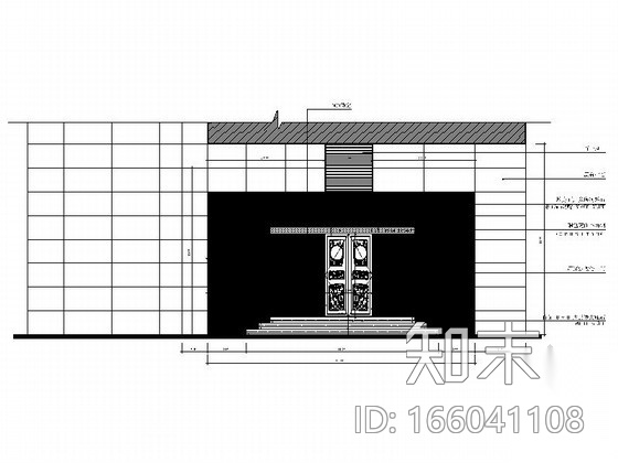 [广东]奢华高级会所室内装修设计施工图（含效果）cad施工图下载【ID:166041108】