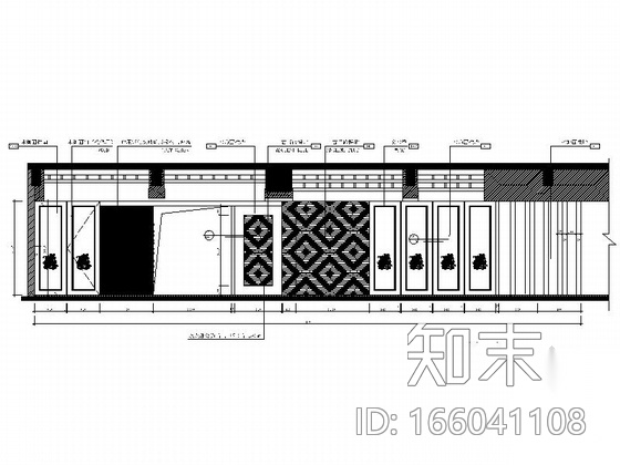 [广东]奢华高级会所室内装修设计施工图（含效果）cad施工图下载【ID:166041108】