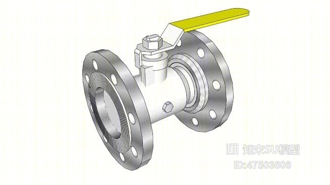 阀门SU模型下载【ID:918130705】
