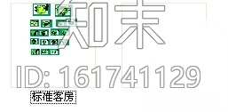 酒店客房（标准客房和商务套房）室内设计施工图cad施工图下载【ID:161741129】