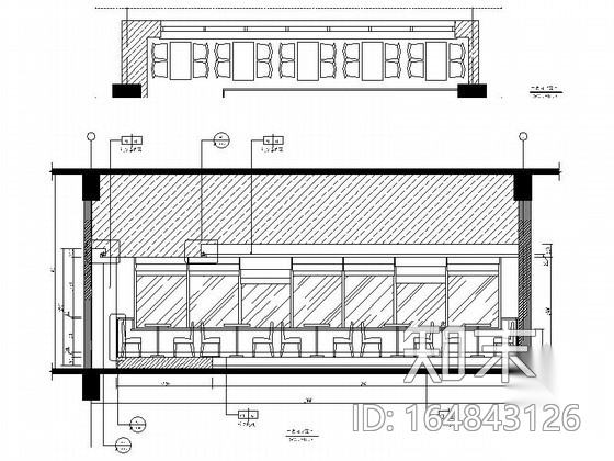 [重庆]高端城市综合体现代风格快餐店装修施工图cad施工图下载【ID:164843126】