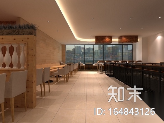 [重庆]高端城市综合体现代风格快餐店装修施工图cad施工图下载【ID:164843126】