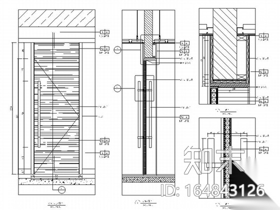 [重庆]高端城市综合体现代风格快餐店装修施工图cad施工图下载【ID:164843126】