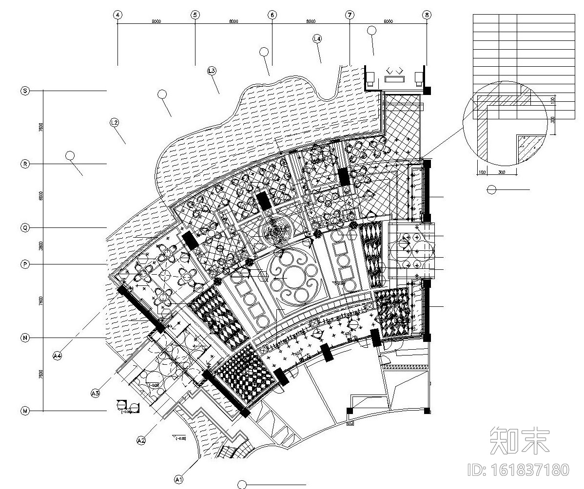 [广东]深圳皇冠假日大酒店装饰施工图（附实景照片+设计...cad施工图下载【ID:161837180】